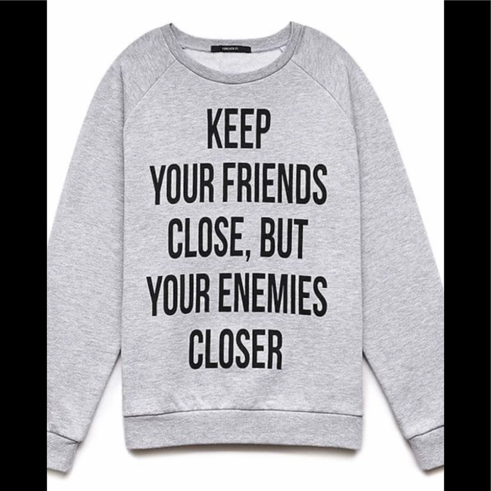 The Godfather Part II 2013 Licensed Keep your Friends Close unisex sweatshirt